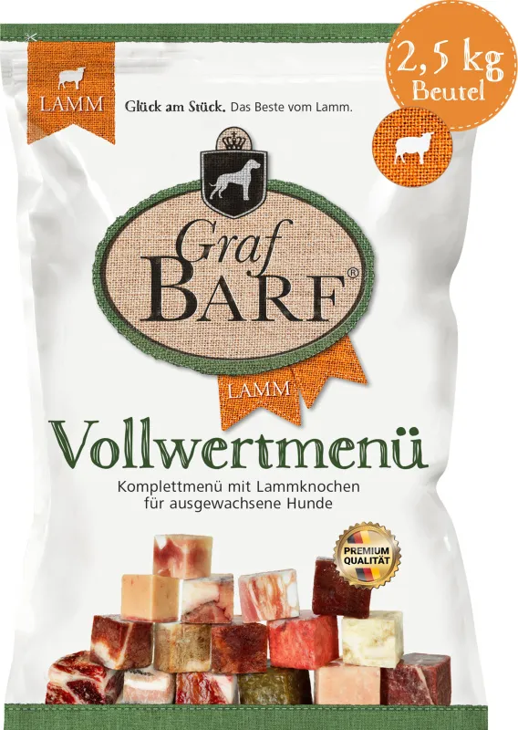 Graf Barf Vollwertmenü Lamm 2,5kg